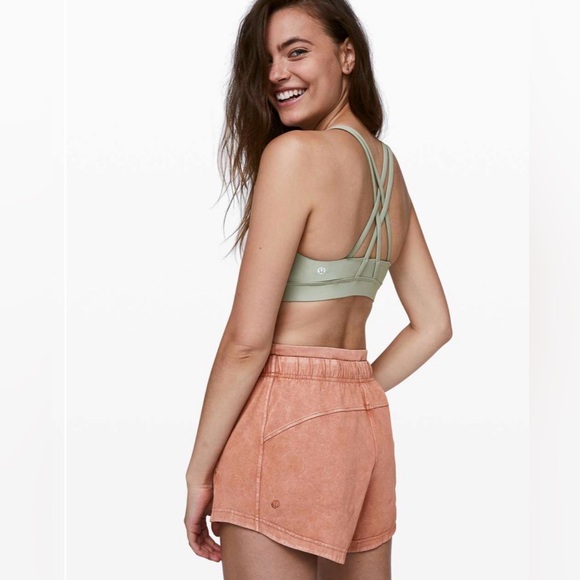 Lululemon Inner Glow Buttery Soft Texture Front Pocket Drawstring Pull On Short - Picture 11 of 12